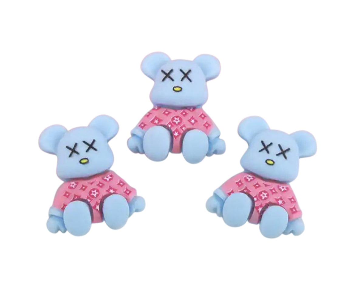 "Kawaii Bear Shaped Nail Charms"