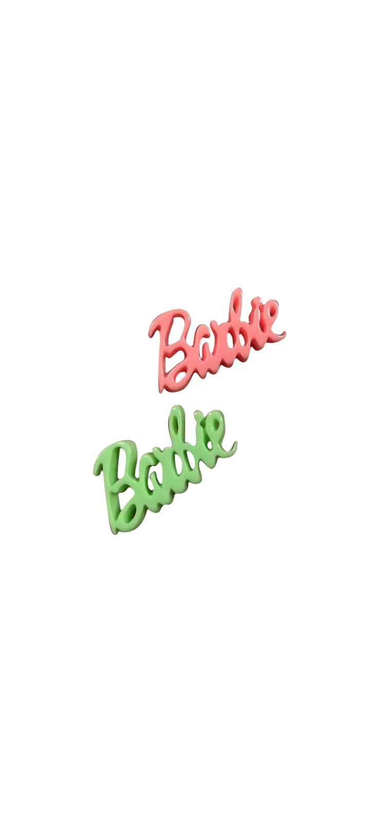 Barbie World "Color Resin English Letters