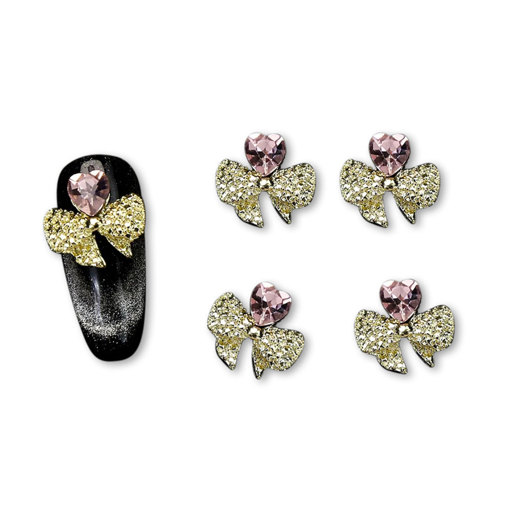 NailMePeriod's Gem Bow 3D Nail Charms