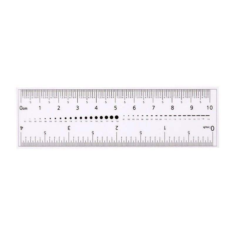 Reusable Manicure Clear Soft Ruler