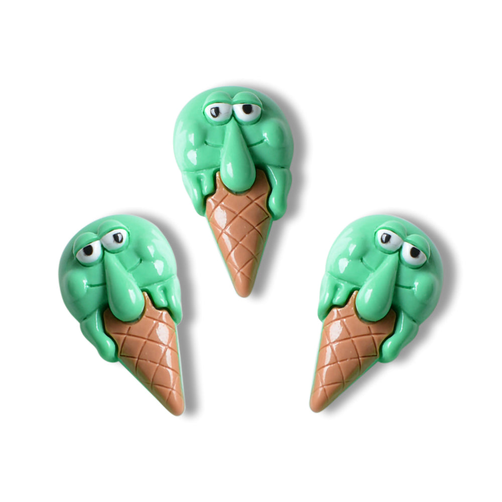 Cartoon Starfish SpongeBob Flat Back popsicle shap