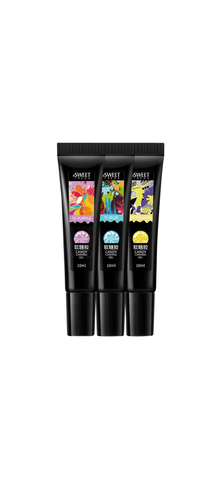 Pudding Gel 5D Embossed Painting Liner Set. 24 colors