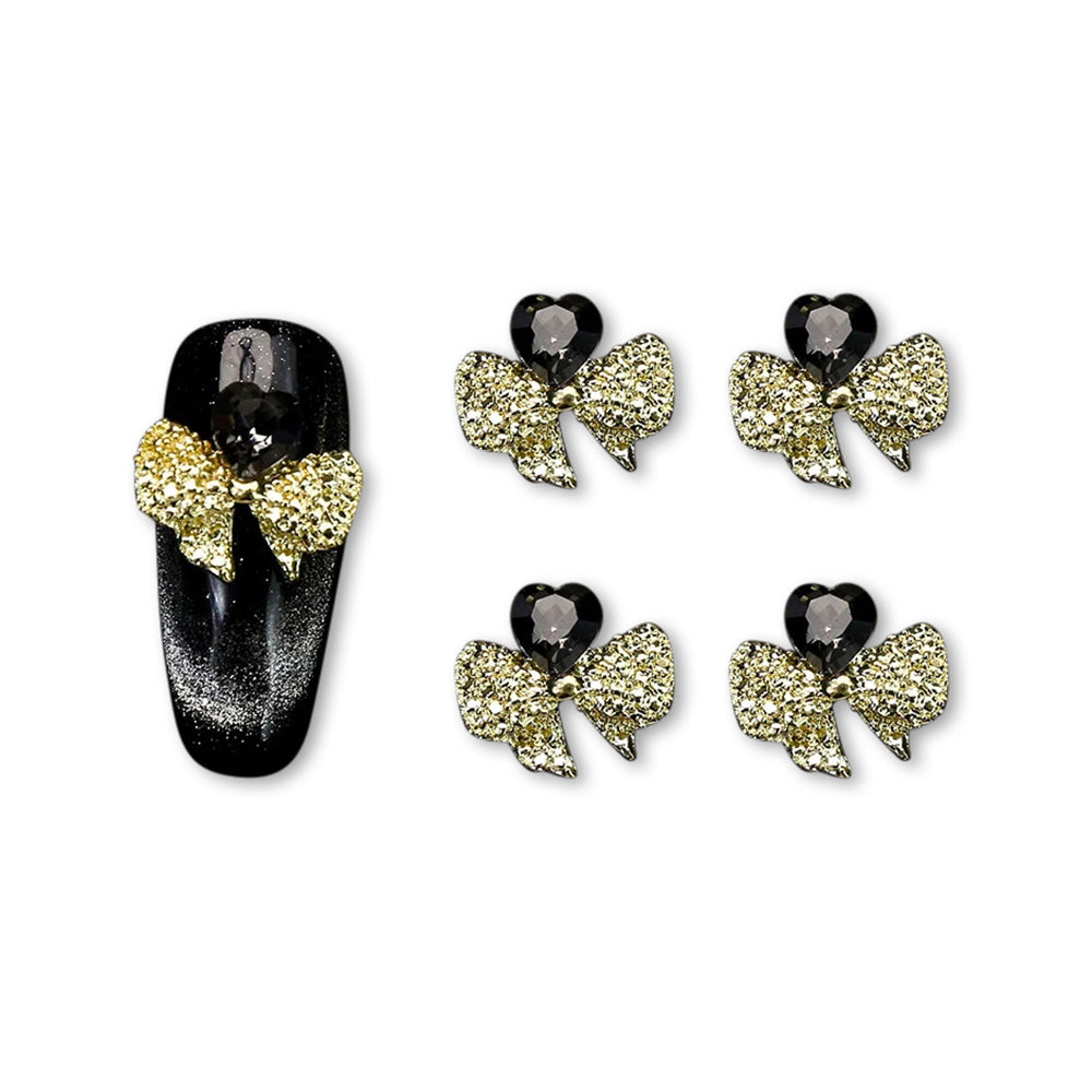 NailMePeriod's Gem Bow 3D Nail Charms