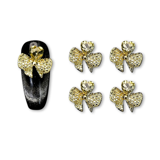 NailMePeriod's Gem Bow 3D Nail Charms