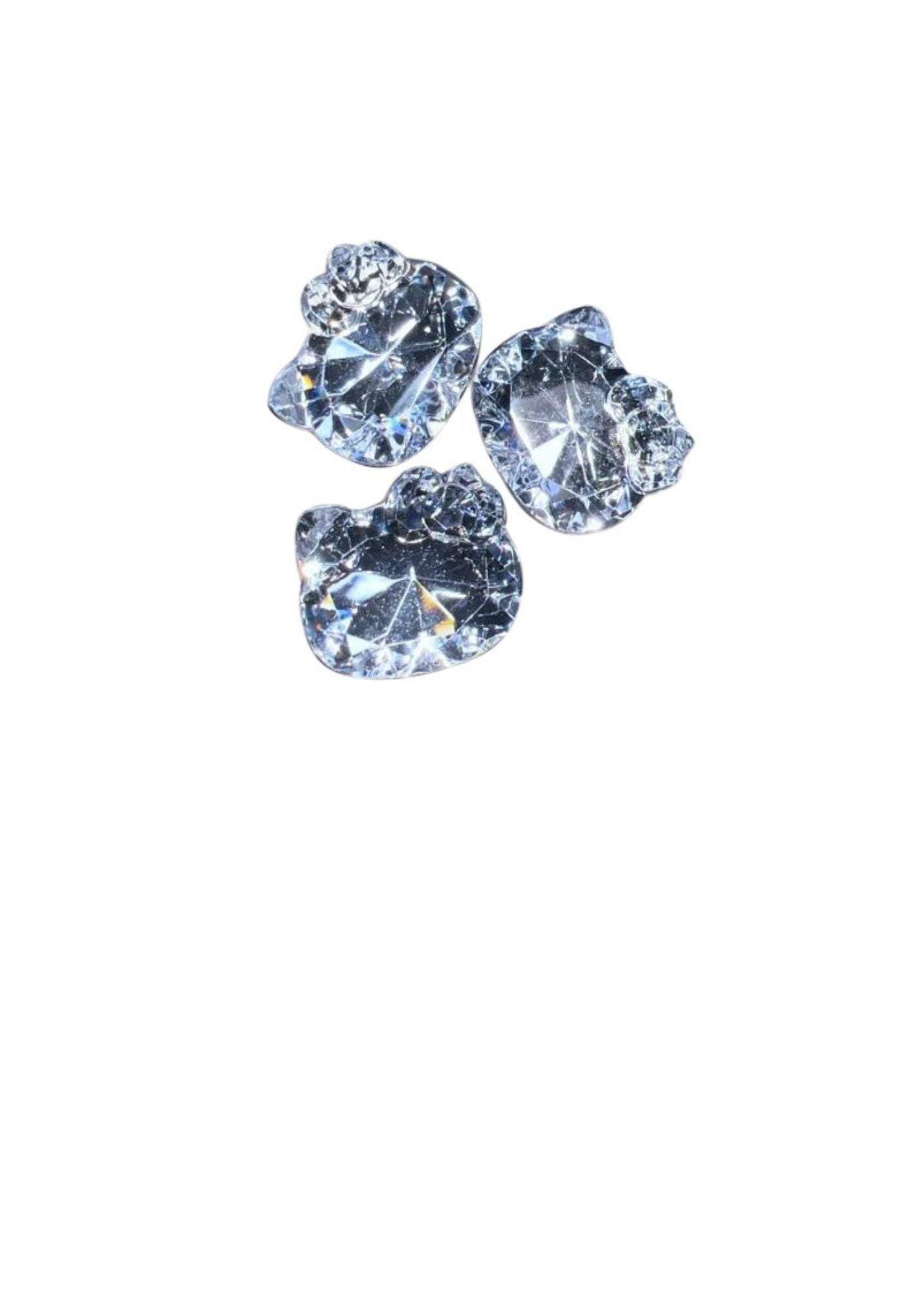 BLING 3D Hello Kitty Head Charm